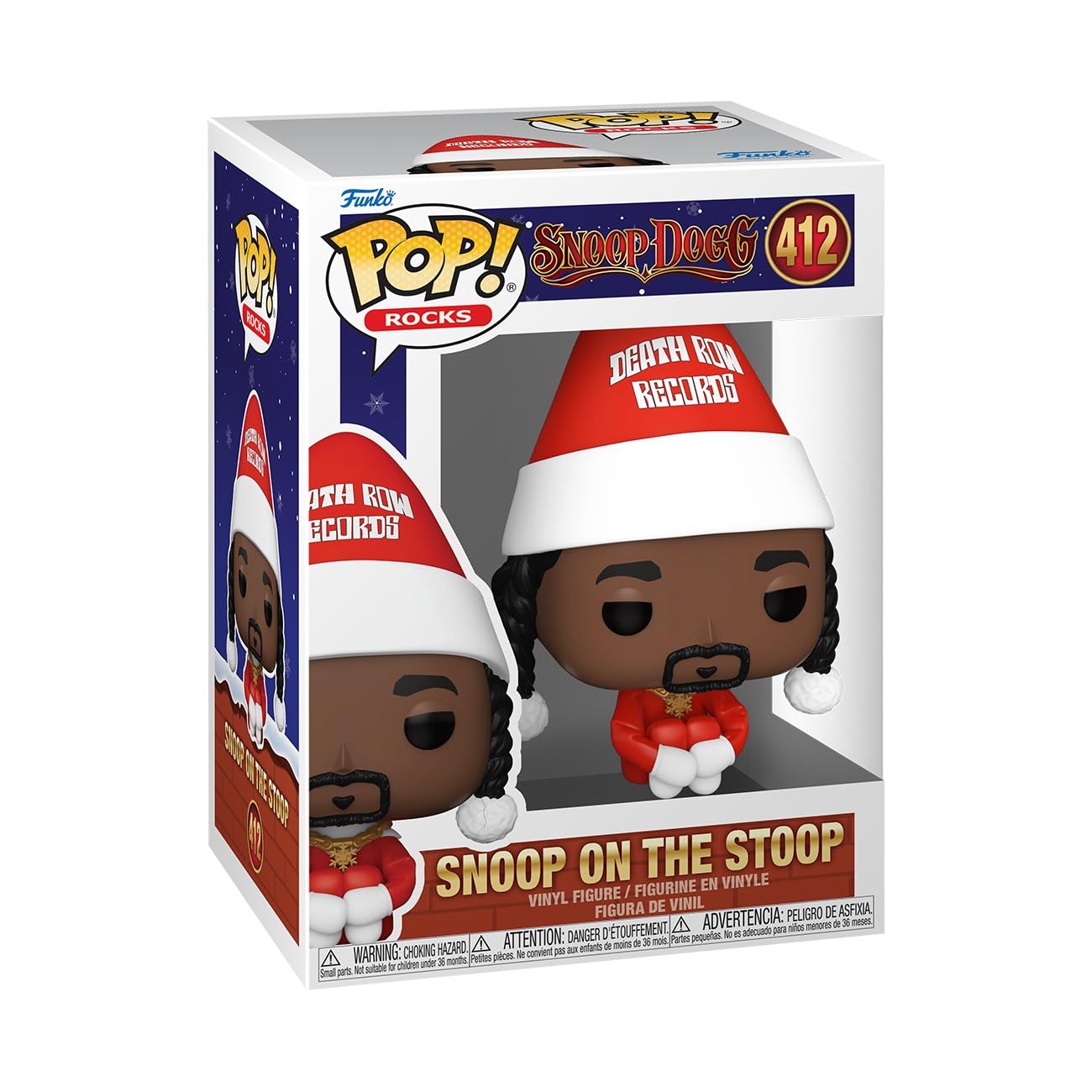 Foto 2 pulgar | Figura De Vinilo Funko Pop! Rocks Snoop On The Stoop, 10,5 Cm De Altura - Venta Internacional.