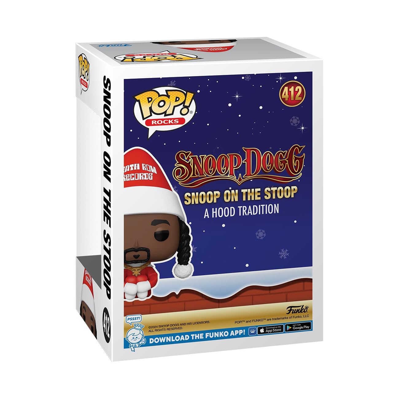 Foto 4 pulgar | Figura De Vinilo Funko Pop! Rocks Snoop On The Stoop, 10,5 Cm De Altura - Venta Internacional.