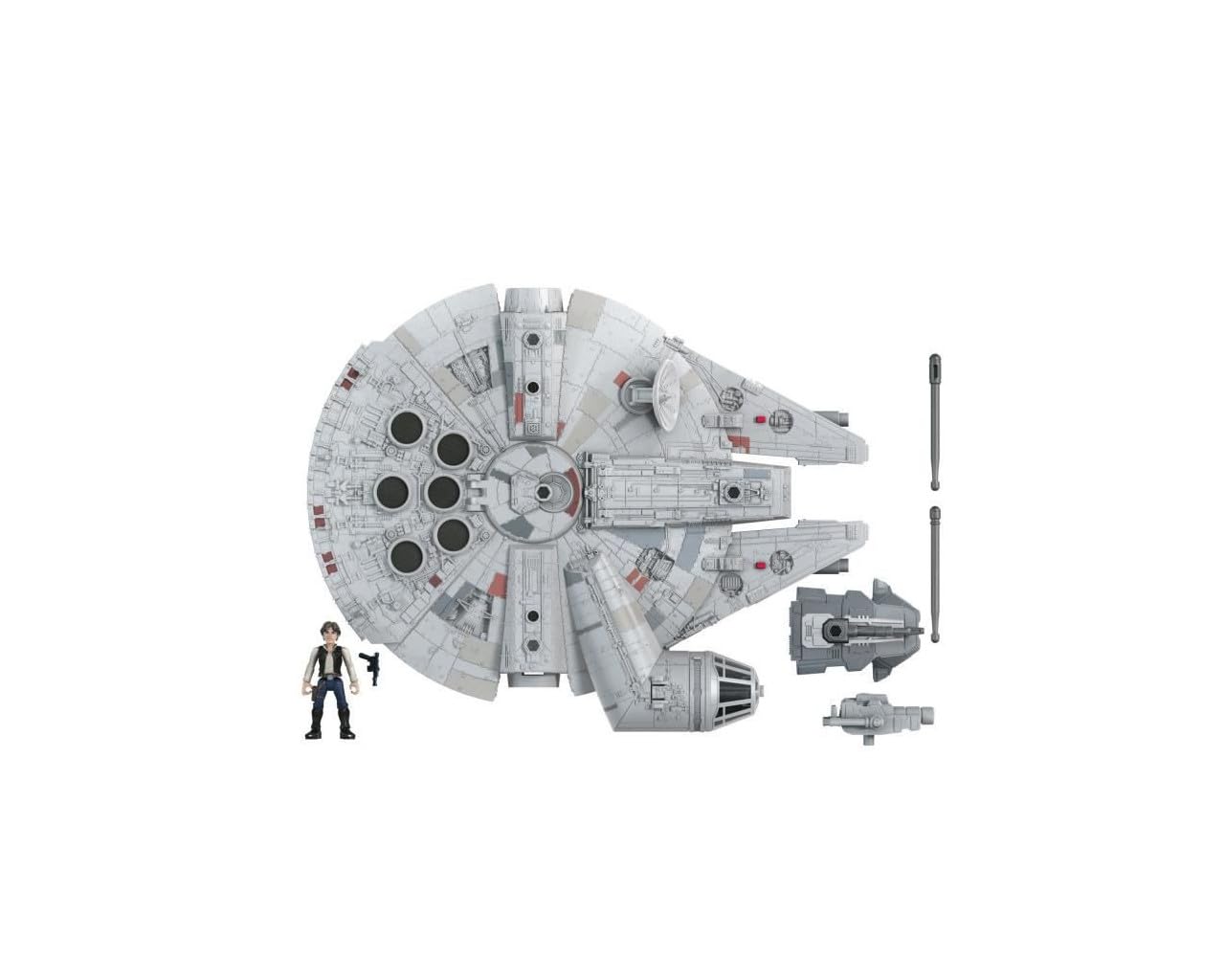 Foto 4 pulgar | Flota De Misiones De Juguete De Star Wars Han Solo Millennium Falcon 2.5 - Venta Internacional.