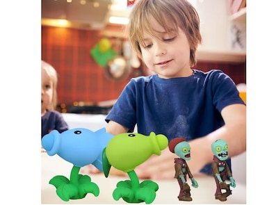 Foto 5 | Xtellar Kit De 2pcs Juguete Coleccionable De Plantas Vs Zombies Únicos Modelos