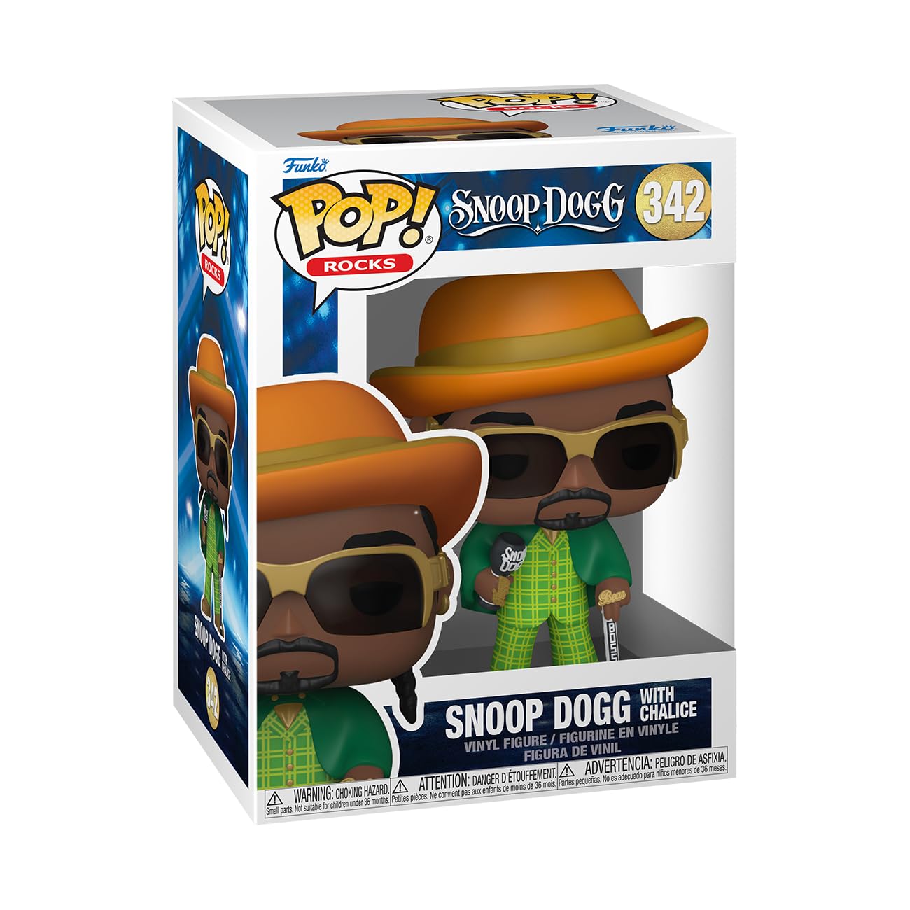 Foto 3 pulgar | Figura De Vinilo Funko Pop! Rocks Snoop Dogg Con Cáliz - Venta Internacional.