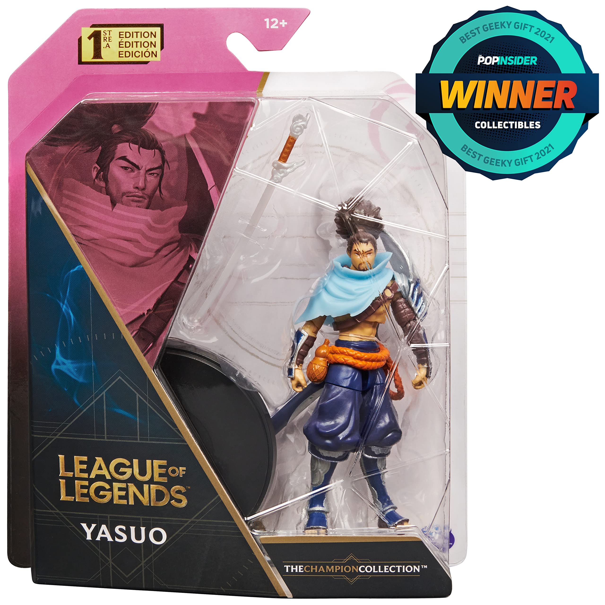 Foto 3 pulgar | Figura Coleccionable Yasuo De League Of Legends De 10 Cm Con Espada - Venta Internacional.