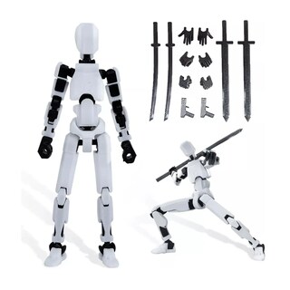 Foto 2 | 2pz Figura Articulada Muñecos 26 Pz Pz Belug, Rojo Blanco