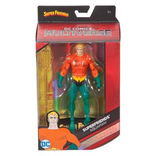 Foto 4 | Figura De Acción Mattel Dc Super Friends Aquaman Multiverse - Venta Internacional.