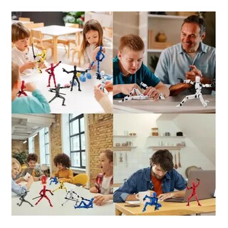 Foto 5 | 8pcs Figura Articulada Dummy 13 Lucky Muñeco -no Armado Belug Colores