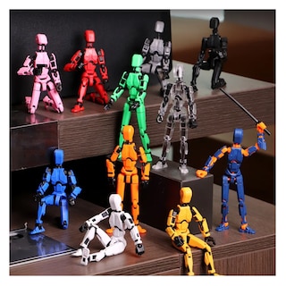 Foto 3 | 8pcs Figura Articulada Dummy 13 Lucky Muñeco -no Armado Lab.g Colores