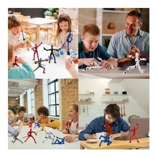 Foto 5 | 8pcs Figura Articulada Dummy 13 Lucky Muñeco -no Armado Lab.g Colores