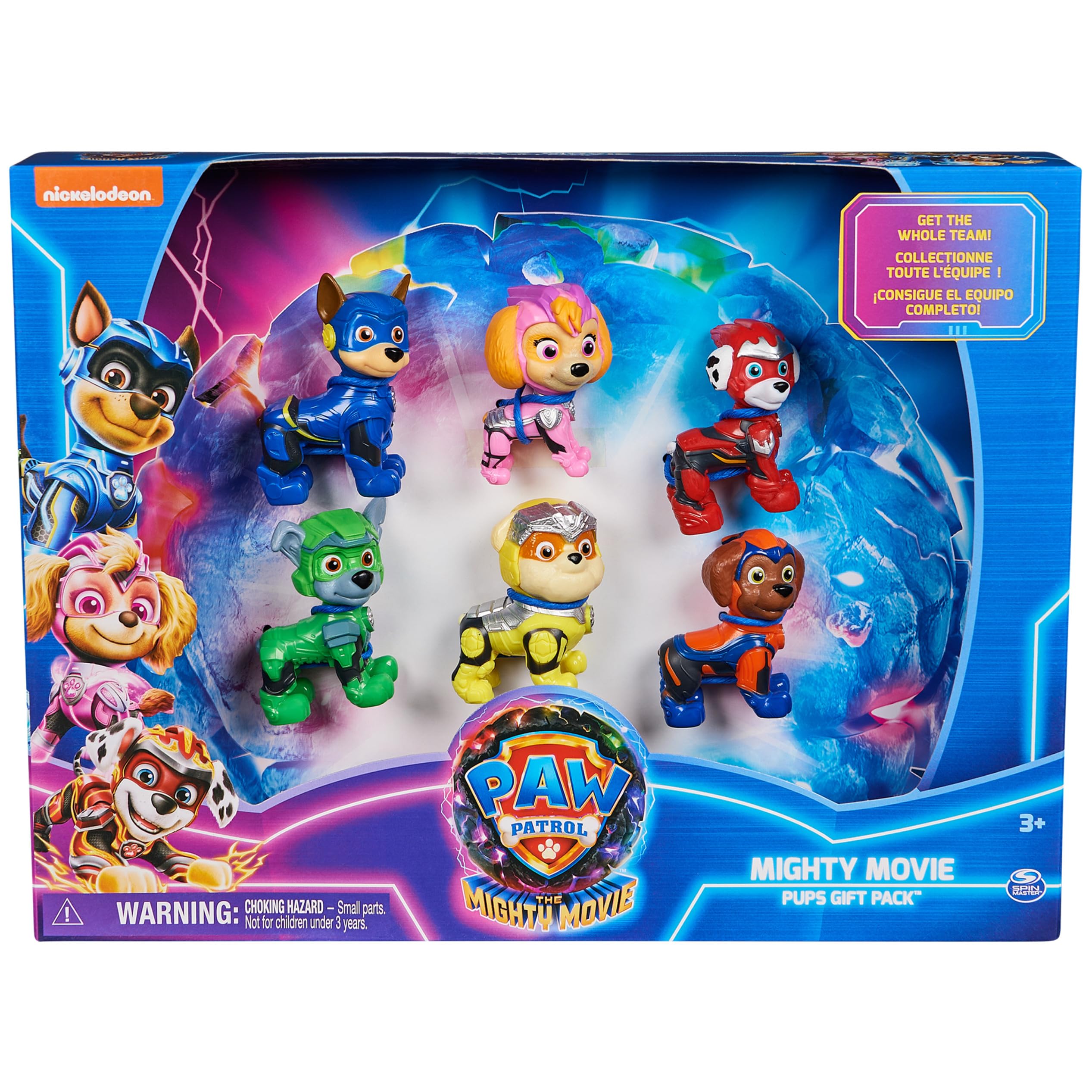 Foto 4 pulgar | Paquete De Regalo De Toy Figures: 6 Figuras De La Patrulla Canina: La Película Mighty - Venta Internacional.