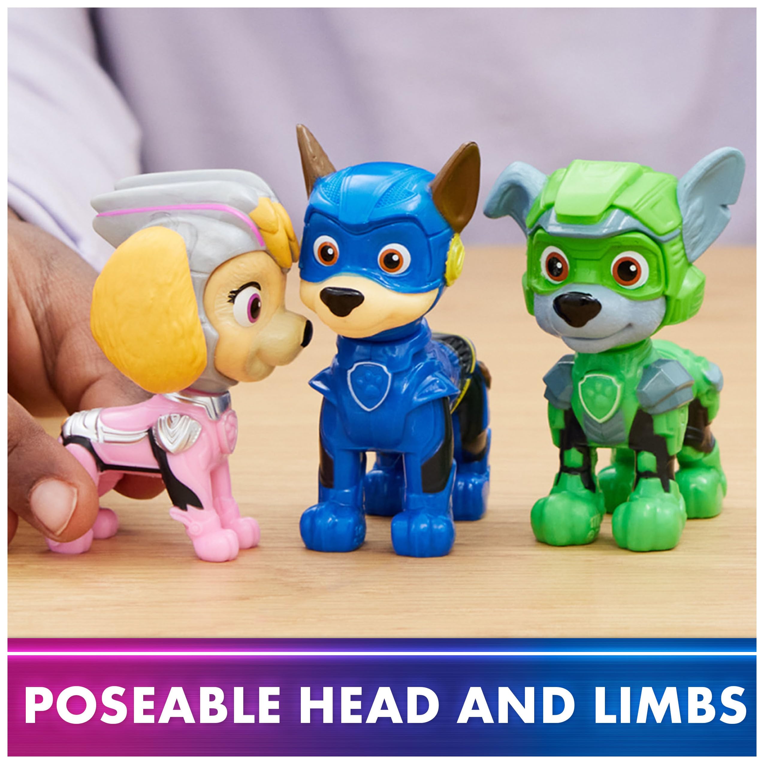 Foto 5 | Paquete De Regalo De Toy Figures: 6 Figuras De La Patrulla Canina: La Película Mighty - Venta Internacional.