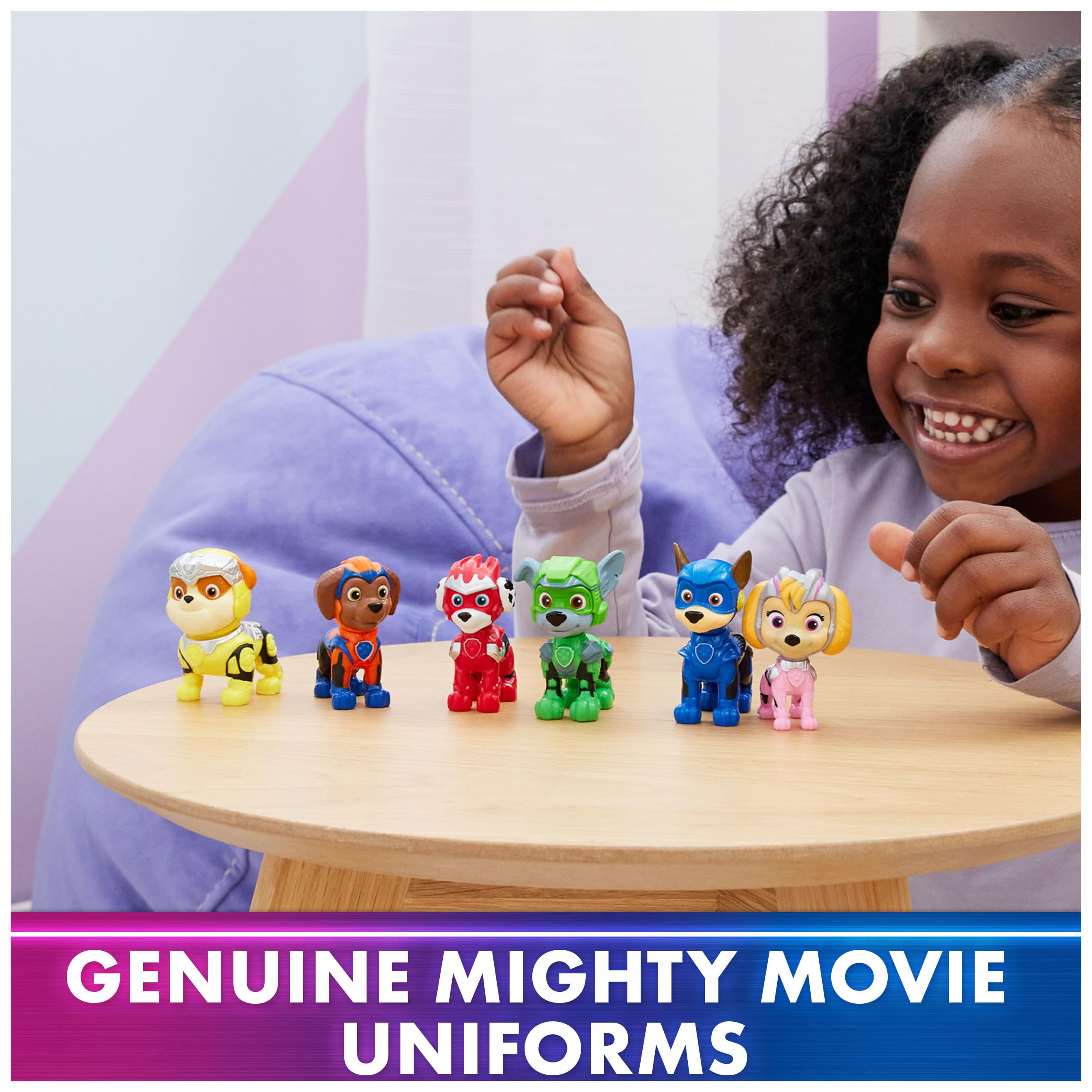 Foto 7 | Paquete De Regalo De Toy Figures: 6 Figuras De La Patrulla Canina: La Película Mighty - Venta Internacional.