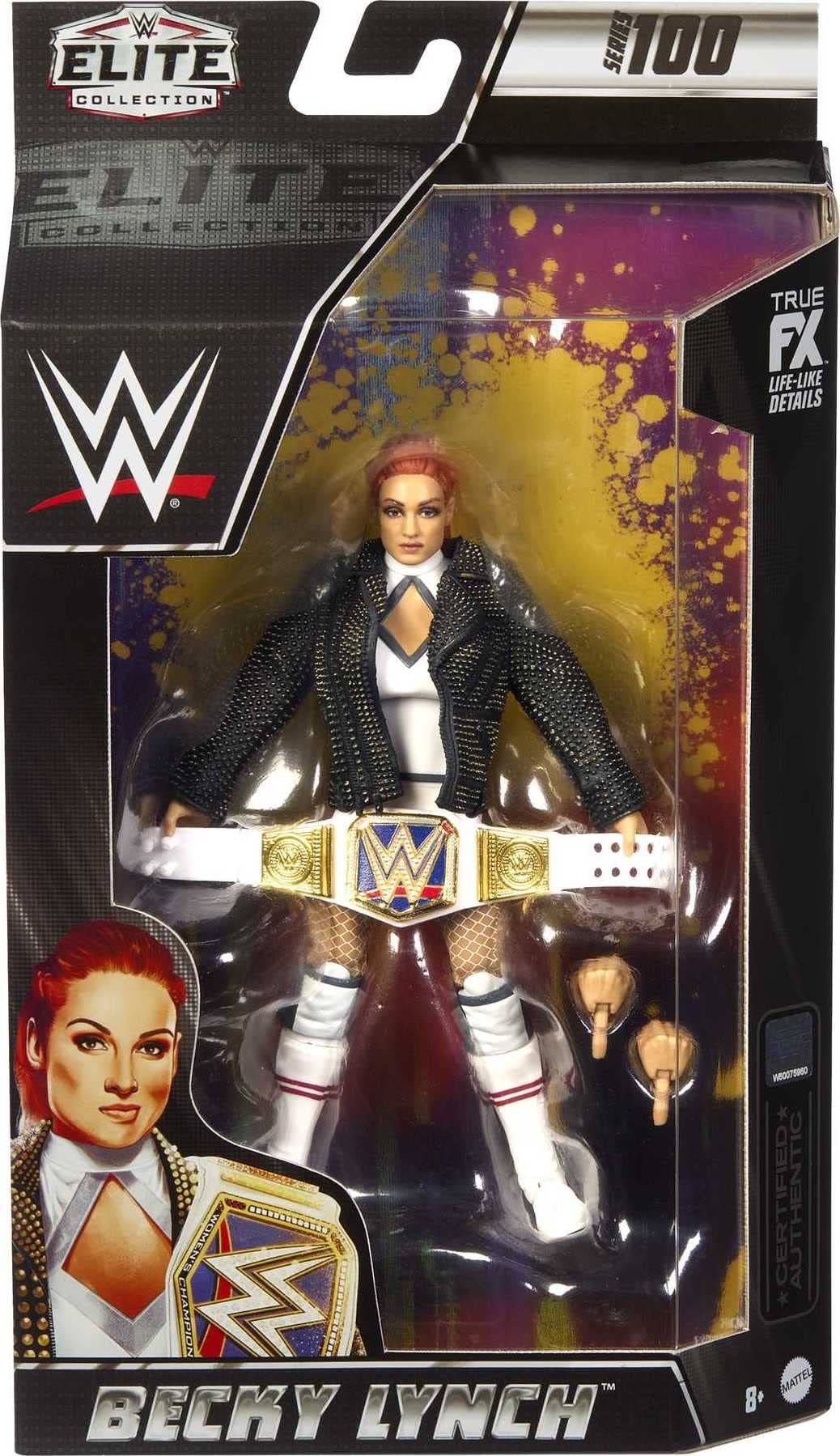 Foto 7 | Figura De Acción Mattel Wwe Elite Collection Becky Lynch 15 Cm - Venta Internacional.