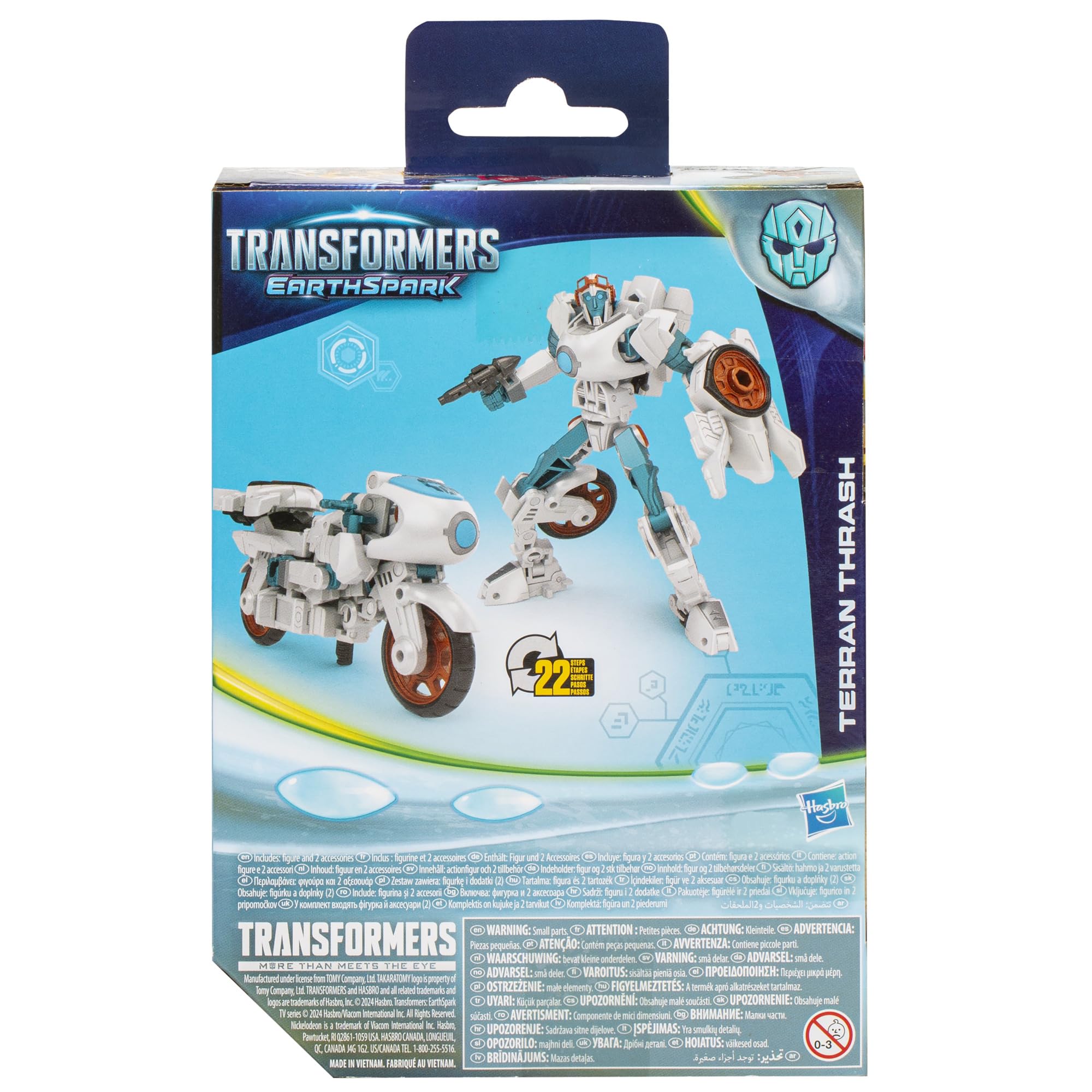 Foto 6 pulgar | Figura De Acción Transformers Earthspark Deluxe Terran Thrash - Venta Internacional.