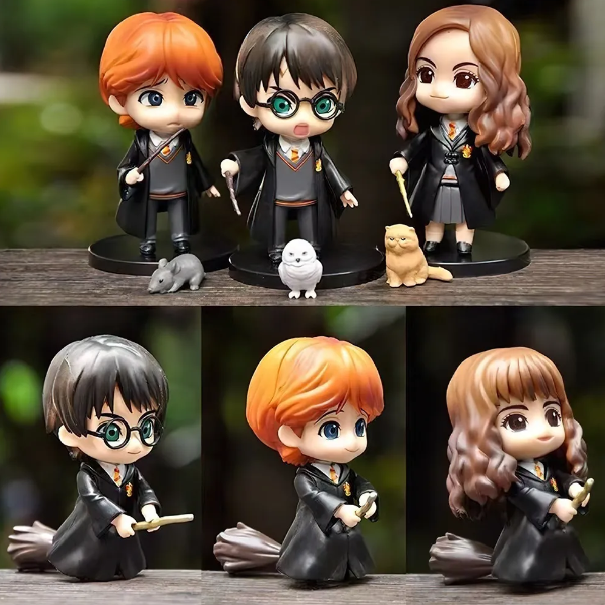 Foto 5 pulgar | Harry Potter Coleccion Juguetes Figuras Coleccionables 6 Pzs Lab.g Multicolor