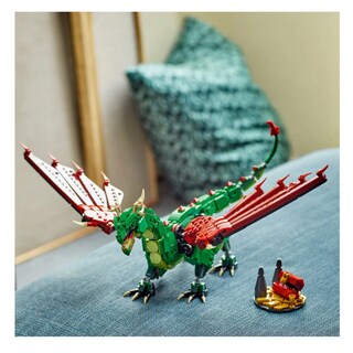 Foto 5 | Juguete Construcción Dragon 715pz Lab.g Verde Rojo