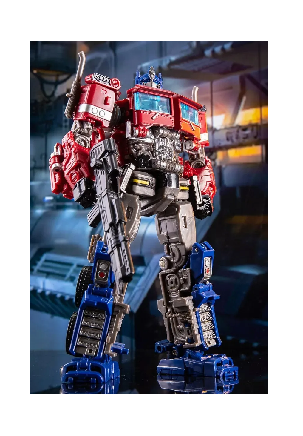 Foto 2 | Figura De Acción Carros Optimus Prime   Azul Rojo