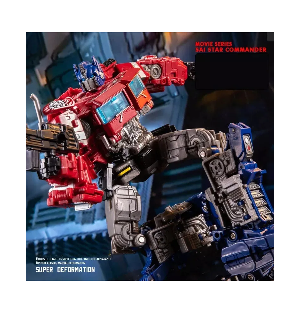 Foto 3 | Figura De Acción Carros Optimus Prime   Azul Rojo