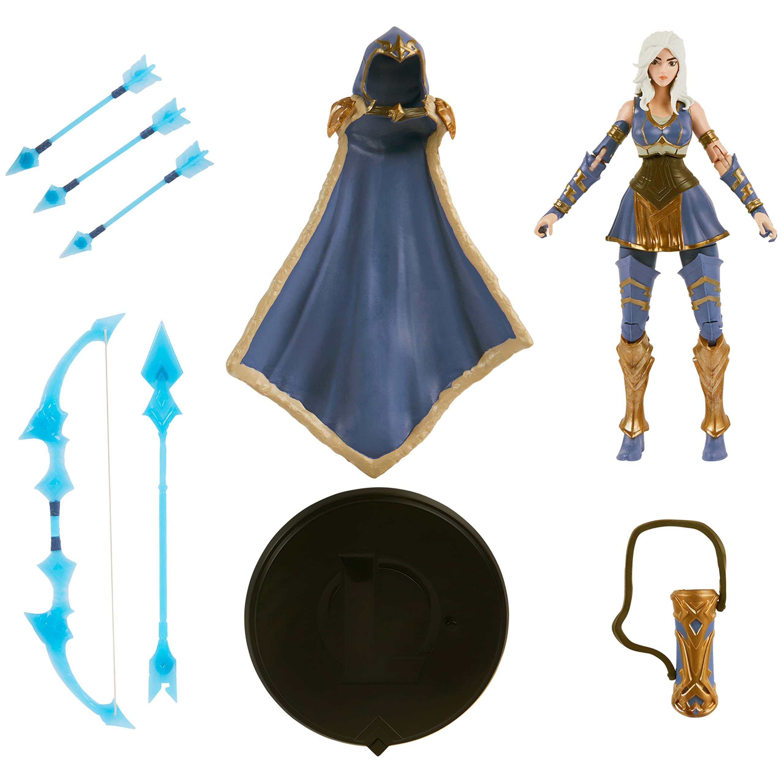 Foto 4 pulgar | Figura Coleccionable Ashe De League Of Legends De 15 Cm Con 2 Acc - Venta Internacional.