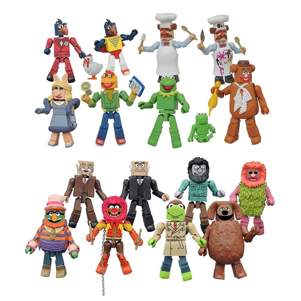 Foto 1 | Juego De 2 Fundas Minimates Toynk Muppets Series 1 Y 2 - Venta Internacional.