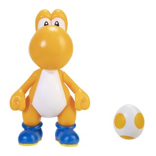 Foto 1 | Figura De Acción Super Mario Orange Yoshi De 10 Cm Con Accesorio De Huevo - Venta Internacional.
