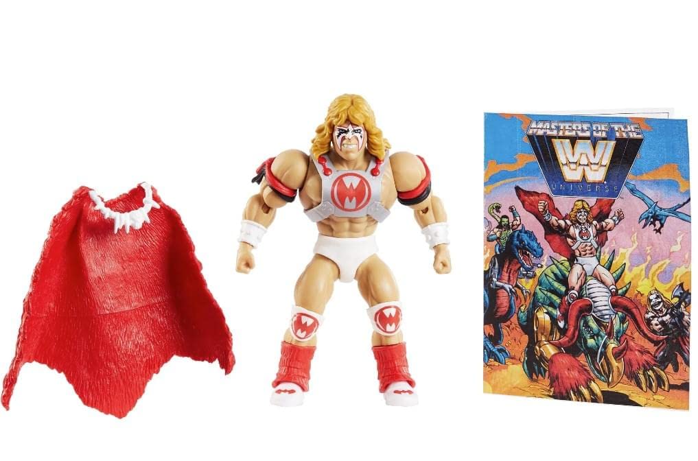 Foto 3 pulgar | Figura De Acción Wwe Masters Of The Universe Ultimate Warrior - Venta Internacional.
