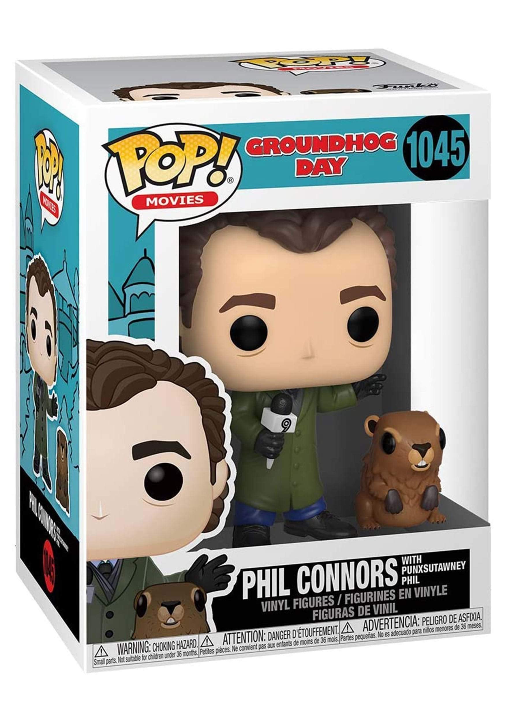 Foto 2 | Figura De Colección Funko Pop! Y Buddy Groundhog Day Phil - Venta Internacional.