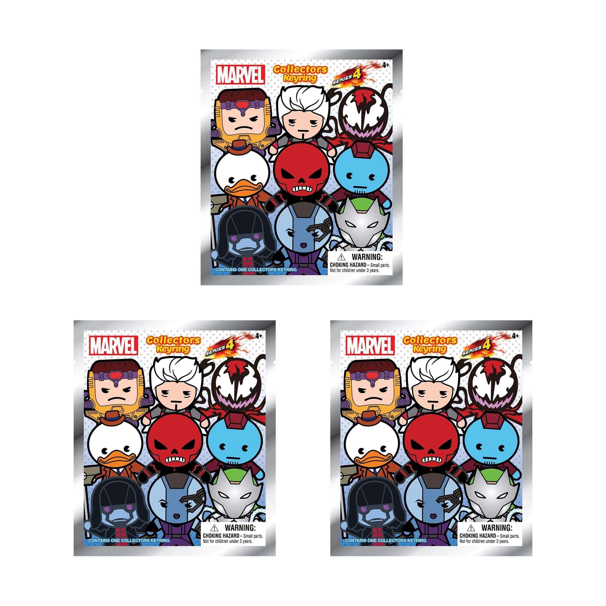 Foto 2 pulgar | Llavero 3d De Espuma Con Forma De Figura Marvel Series 4  Lote De 3 - Venta Internacional.