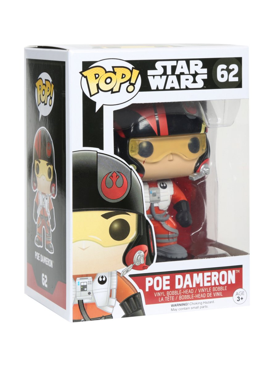 Foto 2 pulgar | Figura De Acción Funko Star Wars Episode 7 Pop! Poe Dameron - Venta Internacional.