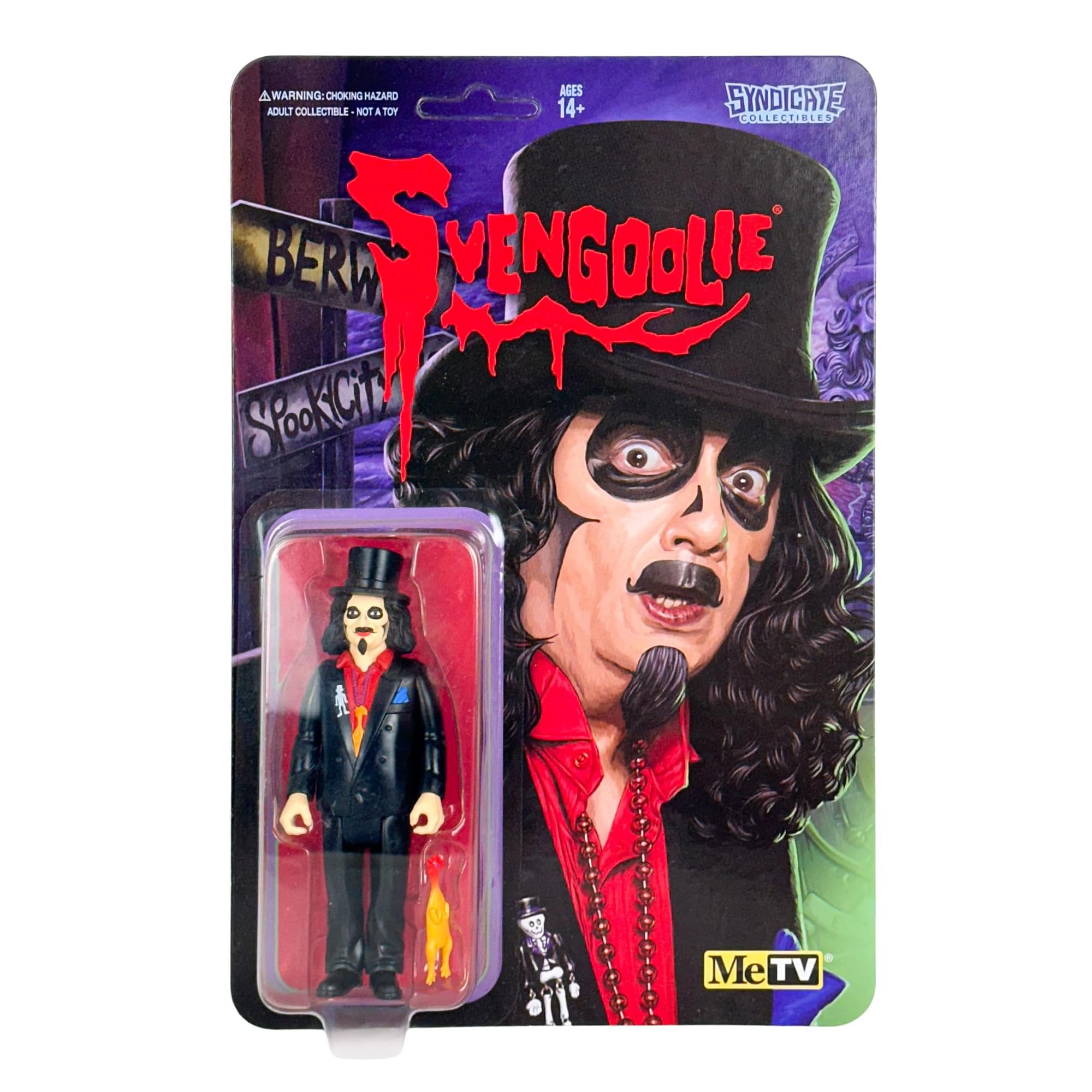 Foto 3 pulgar | Figura De Acción Toynk Svengoolie De Estilo Retro De 9 5 Cm Con Pollo De Goma - Venta Internacional.