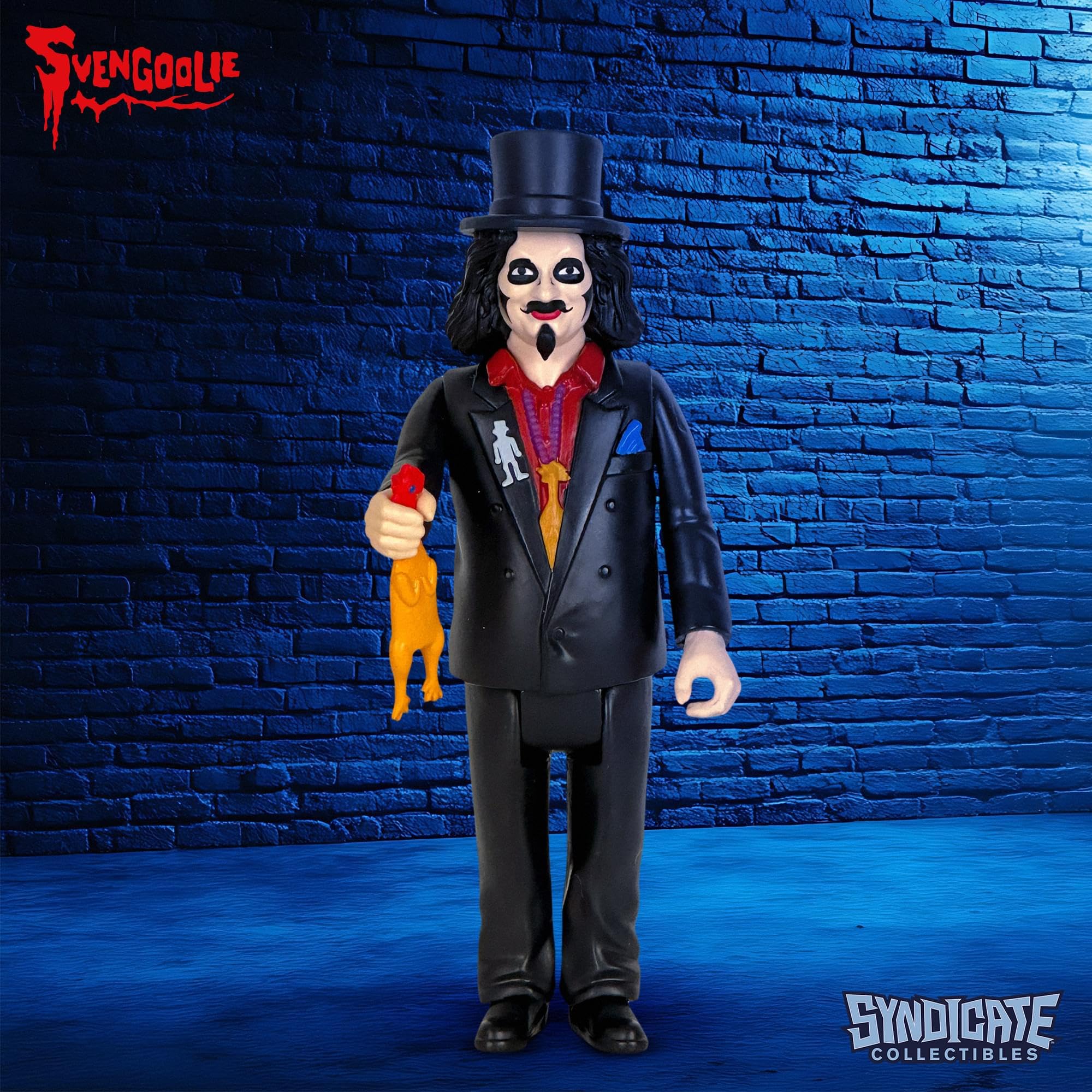 Foto 4 pulgar | Figura De Acción Toynk Svengoolie De Estilo Retro De 9 5 Cm Con Pollo De Goma - Venta Internacional.