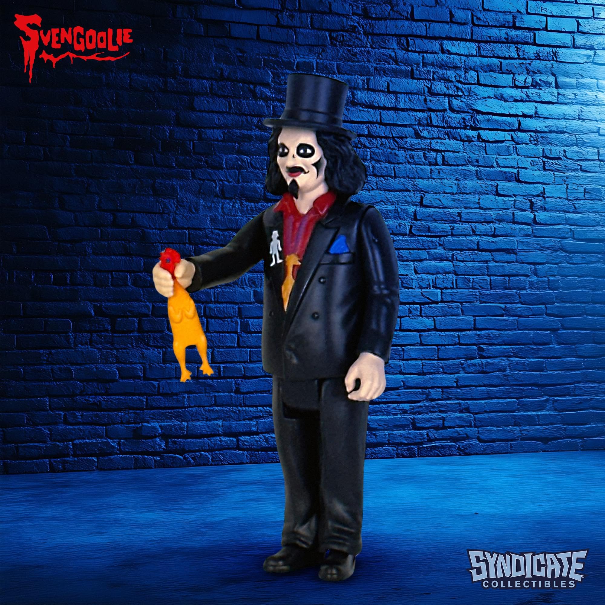 Foto 6 pulgar | Figura De Acción Toynk Svengoolie De Estilo Retro De 9 5 Cm Con Pollo De Goma - Venta Internacional.
