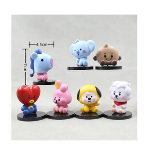 Foto 5 | Figuras Bt21 Belug 7 Piezas