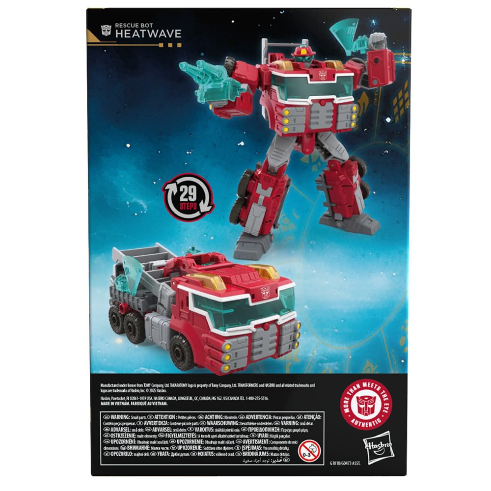 Foto 5 pulgar | Figura De Acción Transformers Age Of The Primes Voyager Heatwave - Venta Internacional.