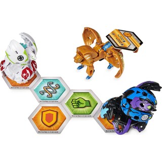 Foto 3 | Pack Inicial De Figuras De Acción Bakugan Paquete De 3 Unidades Armored Alliance - Venta Internacional.