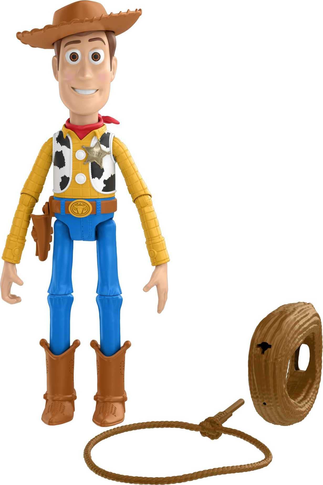 Foto 2 pulgar | Figura De Acción Mattel Disney Pixar Toy Story Woody Con Lazo - Venta Internacional.