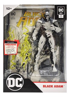 Foto 1 | Dc Page Punchers Black Adam Comic Blanco Y Negro Mcfarlane