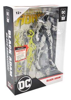 Foto 2 | Dc Page Punchers Black Adam Comic Blanco Y Negro Mcfarlane