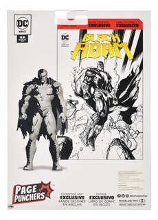 Foto 3 | Dc Page Punchers Black Adam Comic Blanco Y Negro Mcfarlane