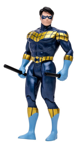 Foto 3 pulgar | Dc Nightwing Super Powers Figura Articulada 12cm Mcfarlane