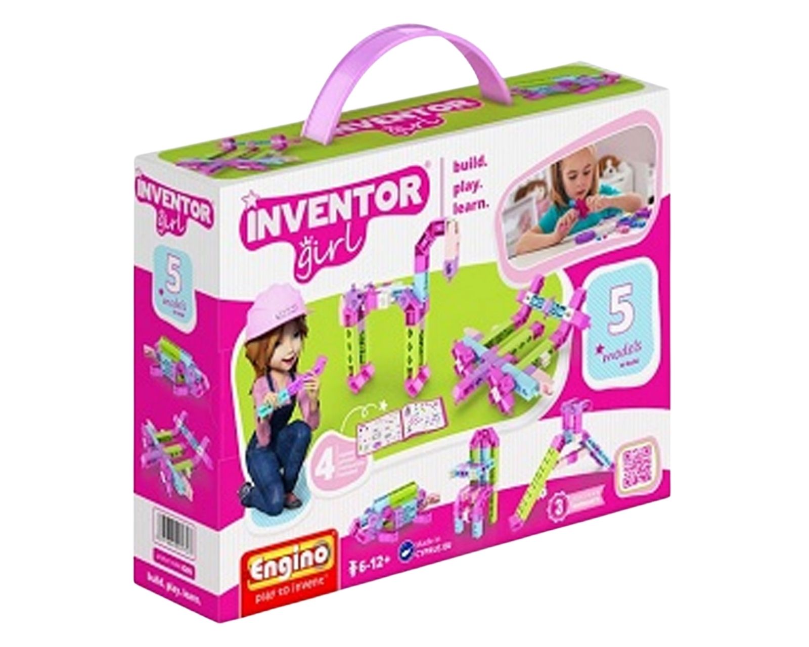 Inventor Girls 5 en 1 Engino Multicolor de 50pzs