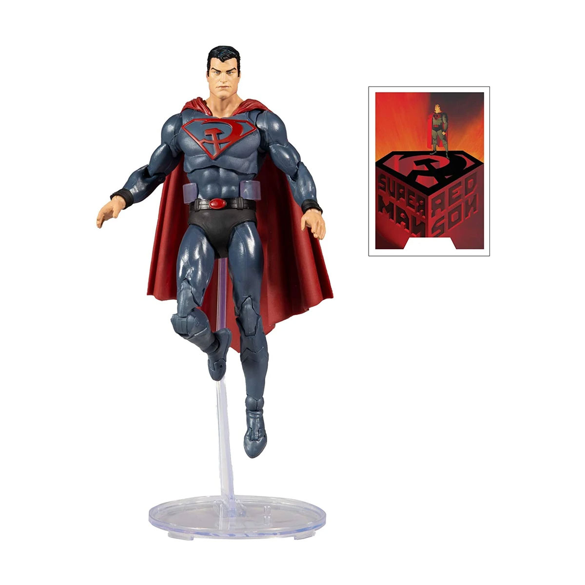 Foto 4 pulgar | Figura de Superman Mcfarlane Superman Red Son