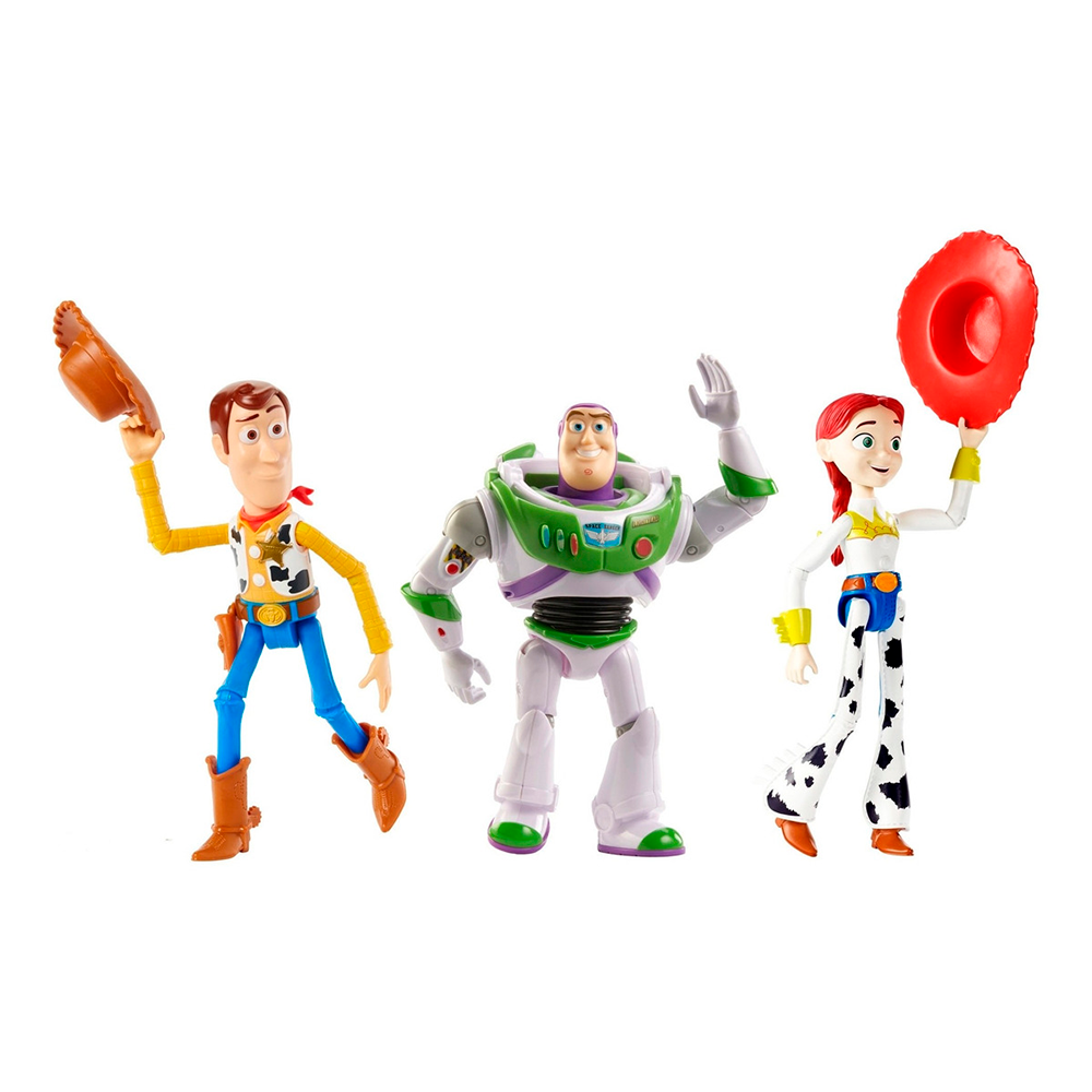 Foto 2 pulgar | Juguetes Disney Pixar Story Buzz/Woody y Jessie