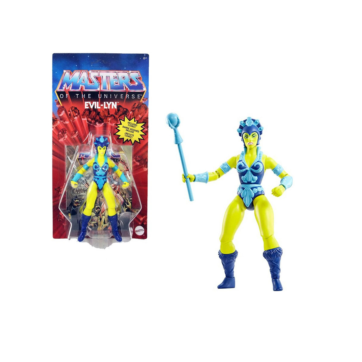 Foto 2 | Figura de He Man y Los Amos del Universo Evil Lyn Maligna Multicolor