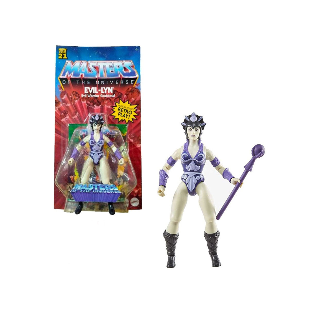 Foto 1 | He Man y Los Amos del Universo Evil Lyn Mattel Multicolor