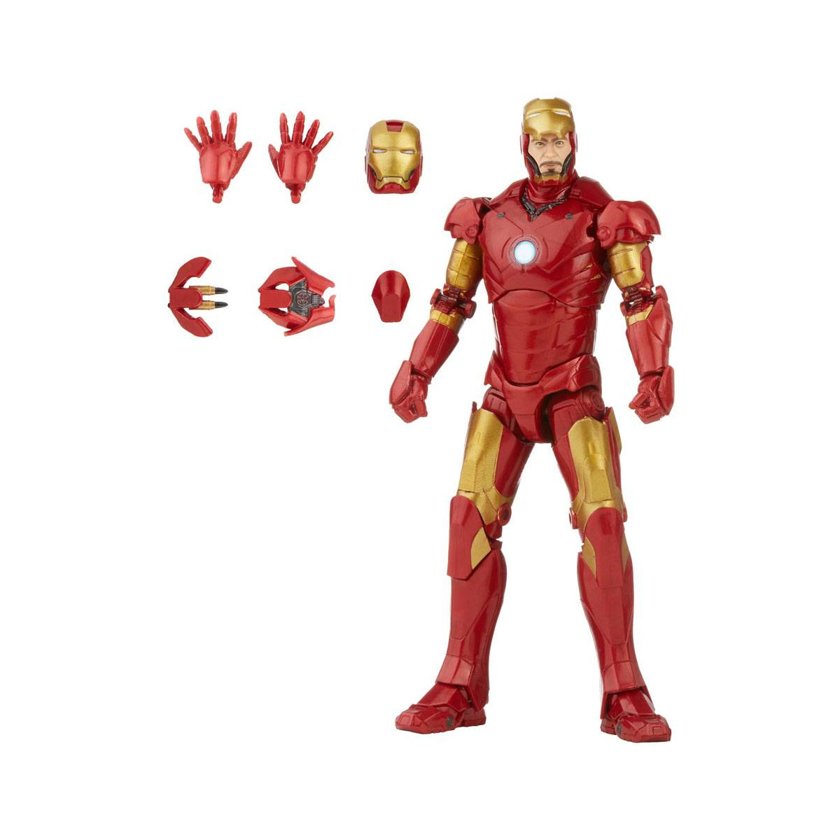 Foto 3 pulgar | Figura de Marvel Legends Saga del Infinito Iron Man Mk 3