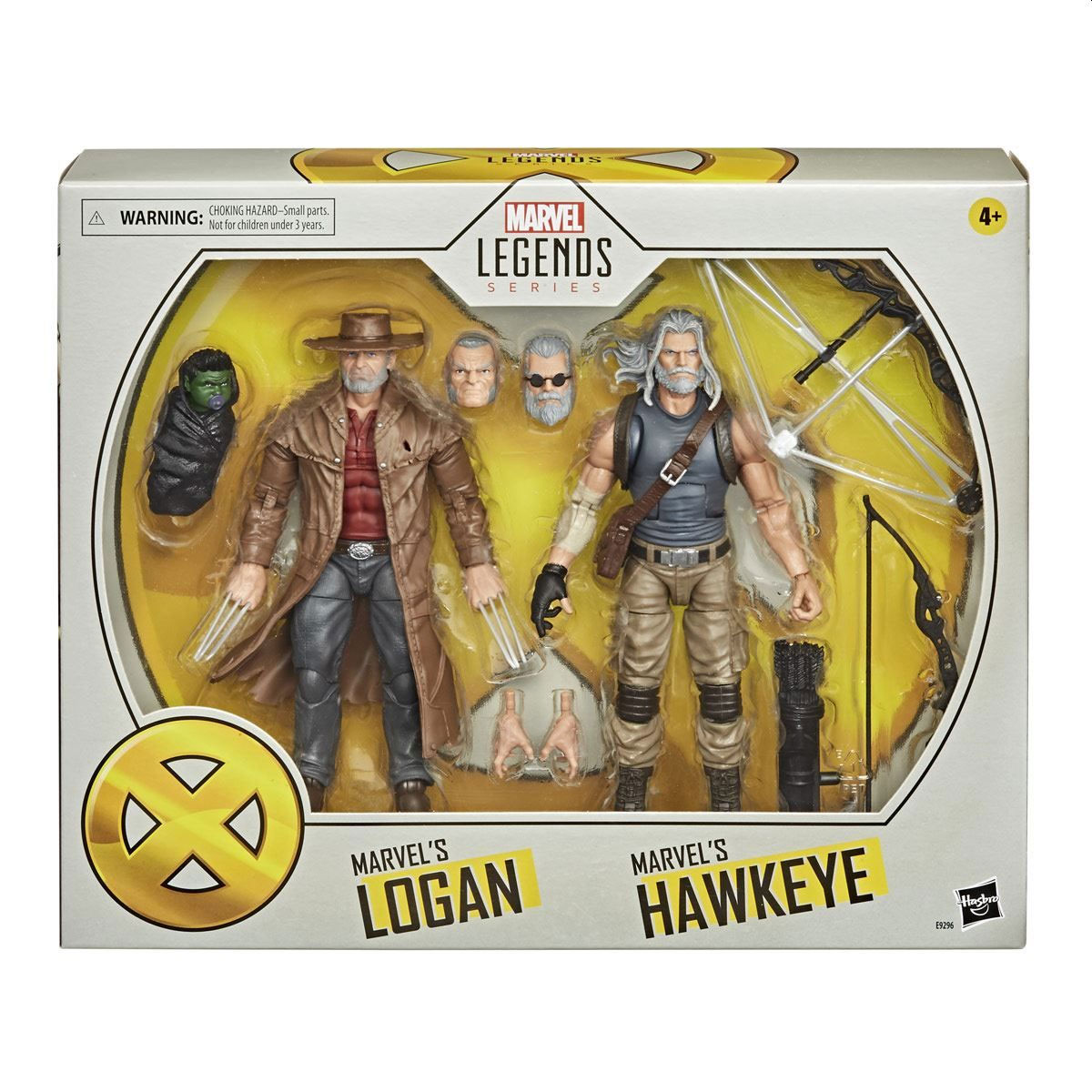 Foto 2 pulgar | Figuras de Marvel Legends Old Man Logan y Hawkeye Hasbro