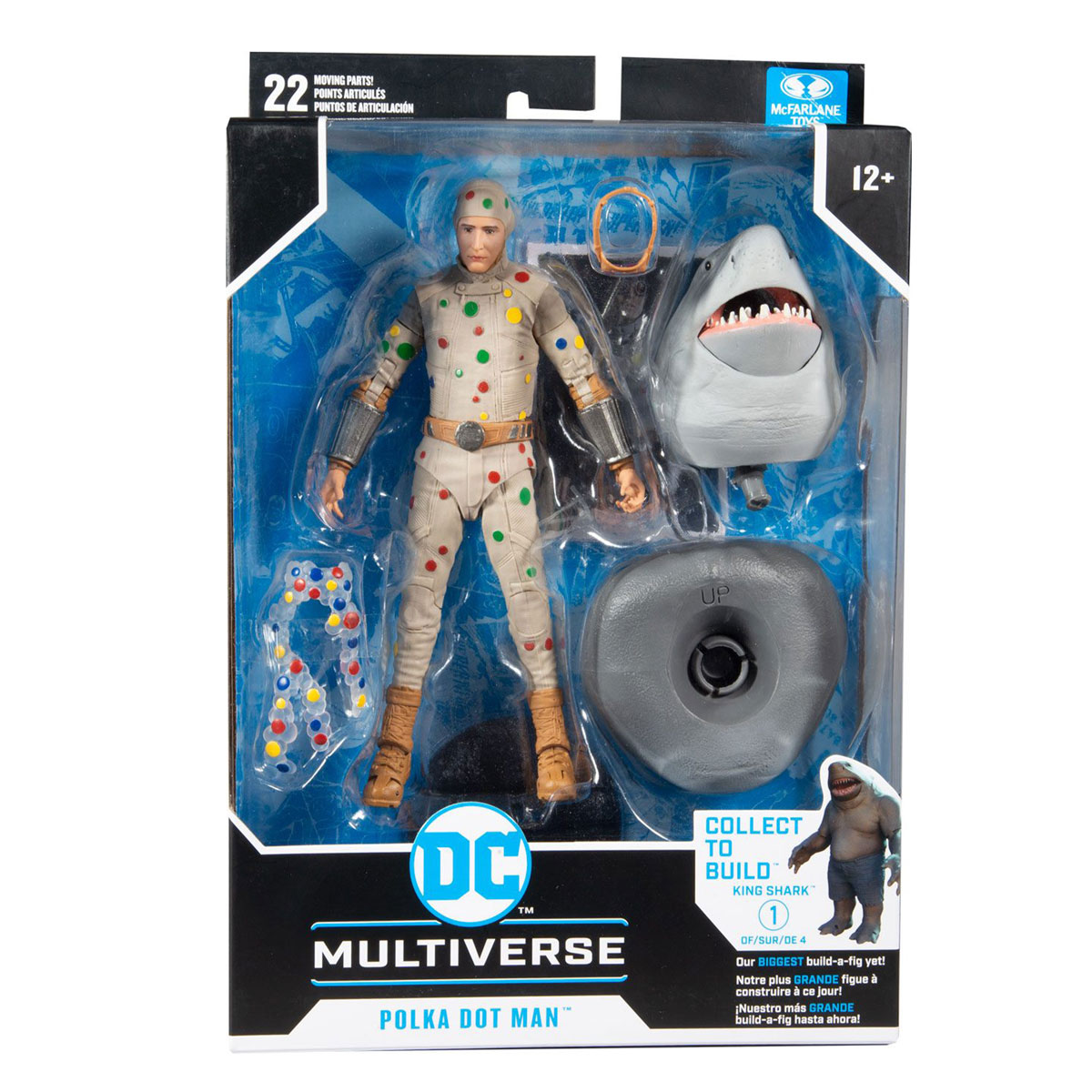 Figura Mcfarlane DC Multiverse Escuadrón Suicida Pol Ka Dot Man