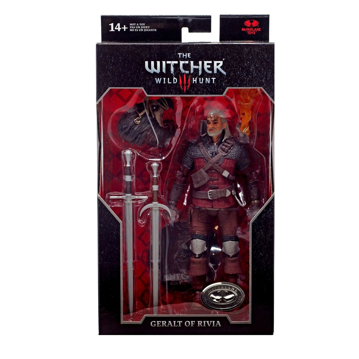 Foto 2 pulgar | Figura Mcfarlane The Witcher Gerald de Rivia Edición Platino