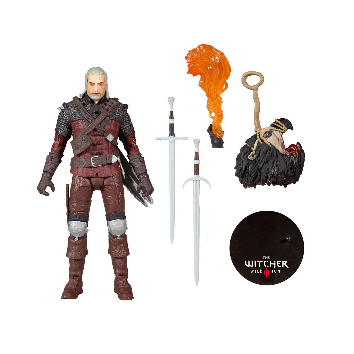 Foto 3 pulgar | Figura Mcfarlane The Witcher Gerald de Rivia Edición Platino