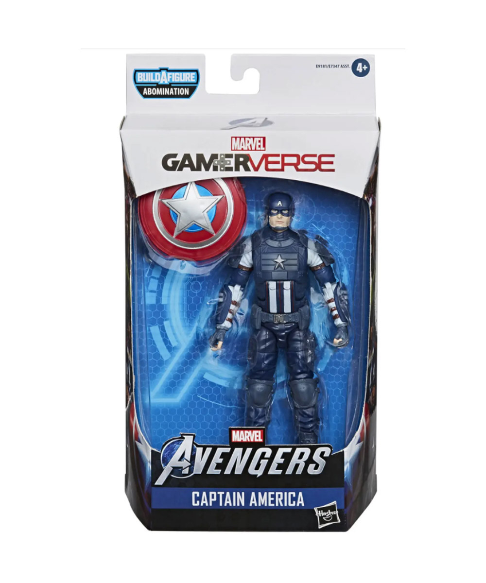 Foto 2 | Figura de Acción Marvel Legends Capitán América Video Game Hasbro