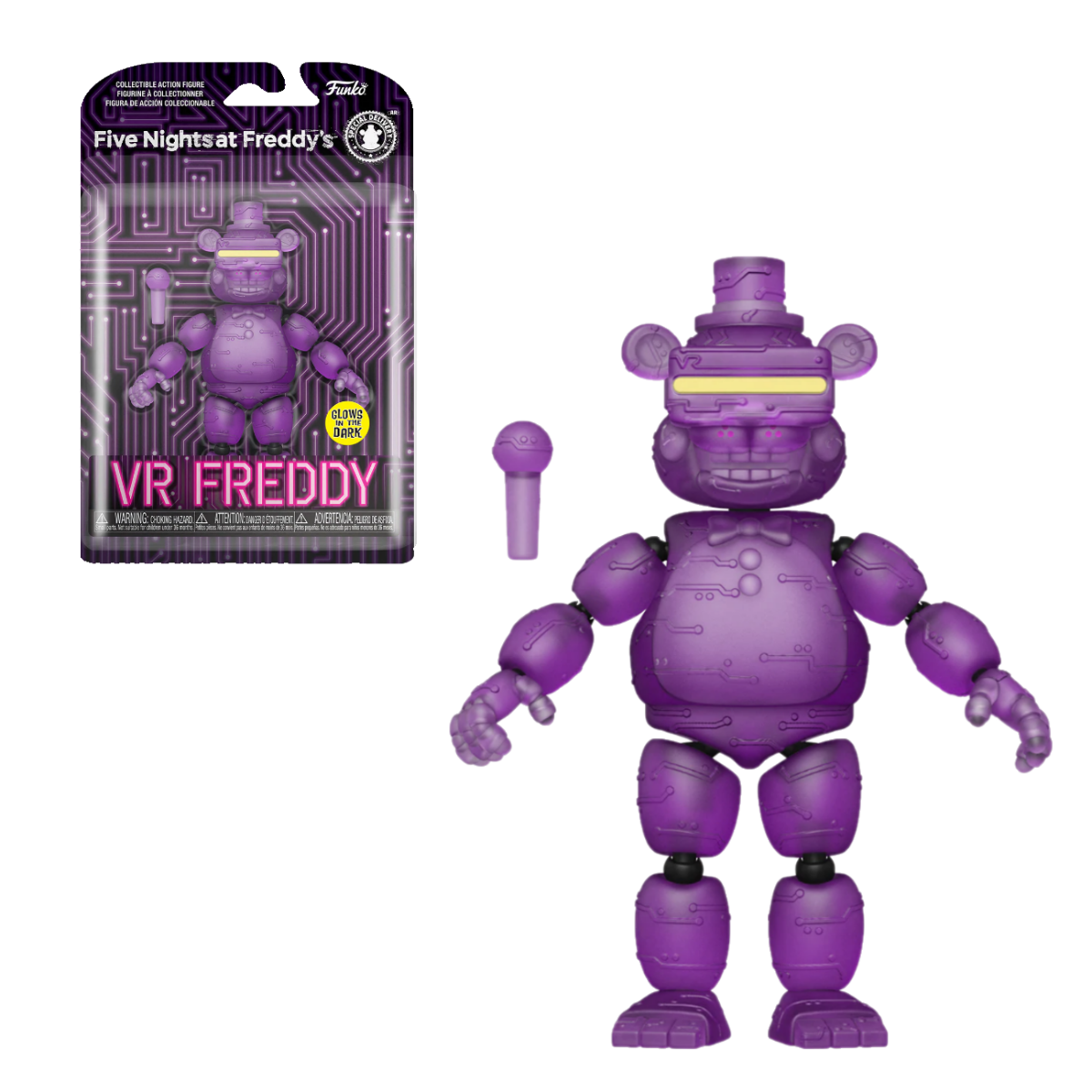 Foto 3 pulgar | Figura de Acción Glow Por Funko - Vr Freddy - Five Nights At Freddy's